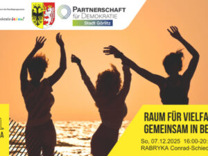 Workshop-Reihe: „Raum für Vielfalt – Gemeinsam in Bewegung“ | 11.10./16.11./07.12., 16-20 Uhr