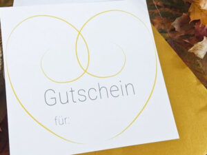 Gutscheine für Weihnachten